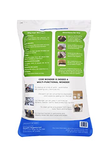 3-in-1 Oil Absorbent, Paint Hardener & Sweeping Compound – 15L (5.3 Lb) – Absorbs 10 Quarts Oil, Solidifies 33 Cups Cooking Oil – Eco-Friendly Spill Cleanup Granules for Shop, Garage, Home (507 Fl Oz)