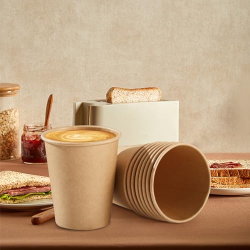 400 Pack 8 oz Kraft Paper Cups (8oz-400pack)