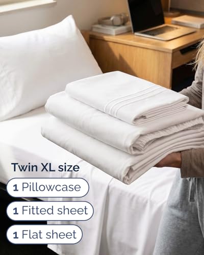 Twin XL 3 Piece Sheet Set (02 - Antique White / Twin XL)