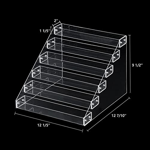 Clear Acrylic Spice Rack for Countertops