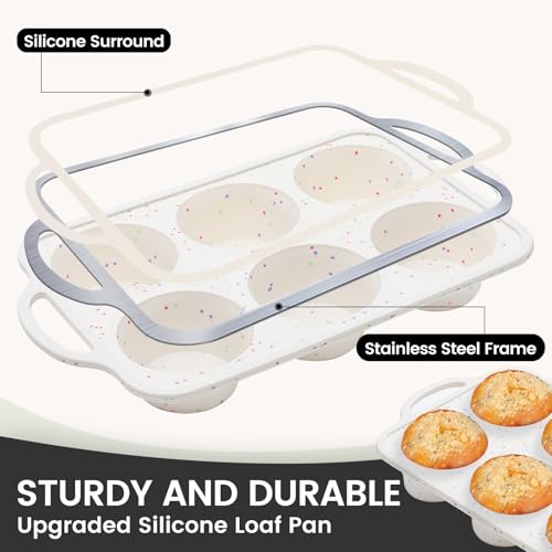 Jumbo Muffin Pan with Metal Reinforced Frame (Jumbo)