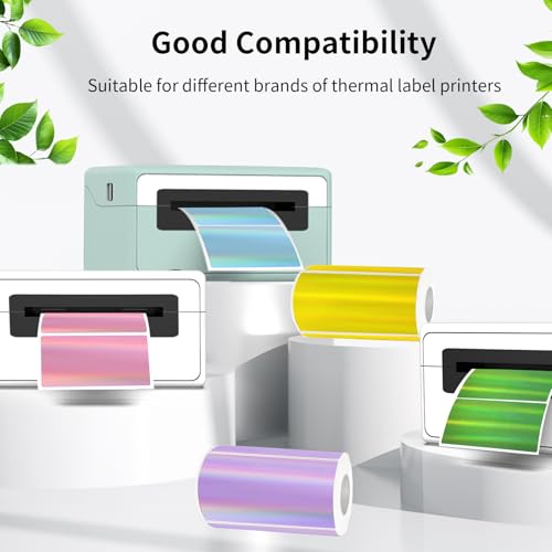2x4 Inch Holographic Thermal Labels