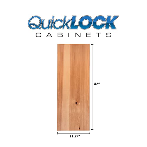 Quicklock RTA (.25"D x 11.25"W x 42"H End Panel / Rustic Hickory)