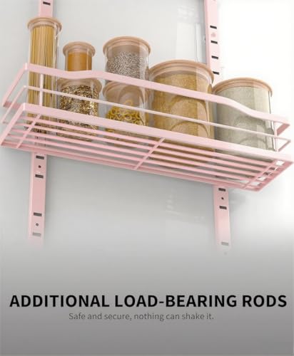 Pink 9 Tier Over The Door Pantry Organizer (9-Tier Standard / Pink)