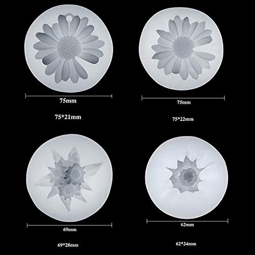 Daisy 4 Pack Flower Molds (daisy-4-pack)