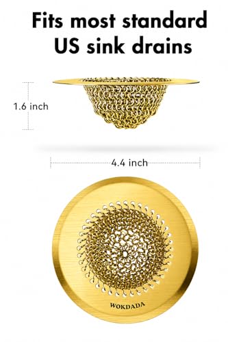 Kitchen Sink Drain Strainer (Yellow)