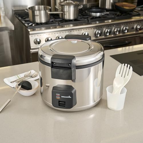 Cup (Cup Raw) Steel Electric Rice Cooker Warmer