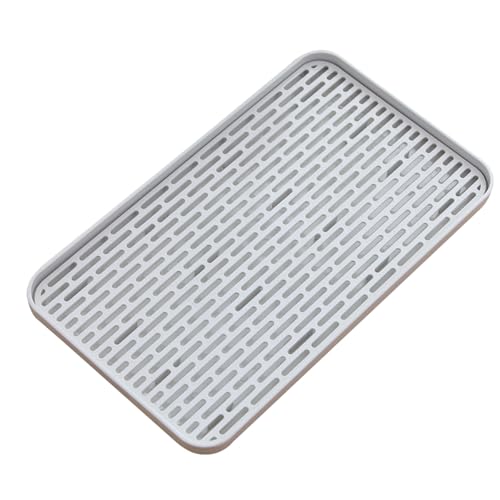 Plastics Drain Tray (White / 15.4 x 9 x 1 in)