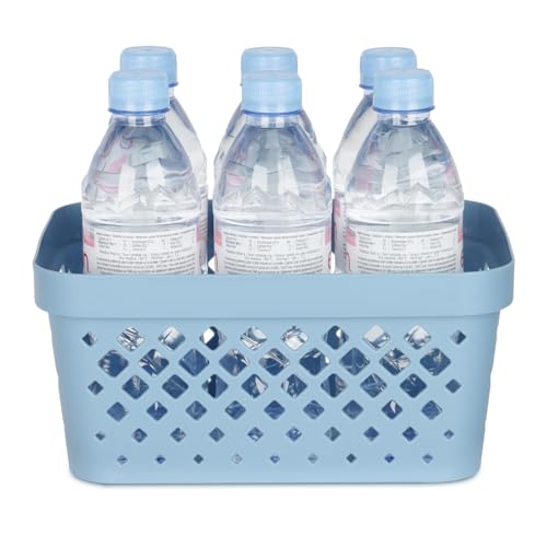 Plastic Baskets for Organizing (Marina Blue / 1 Gallon)