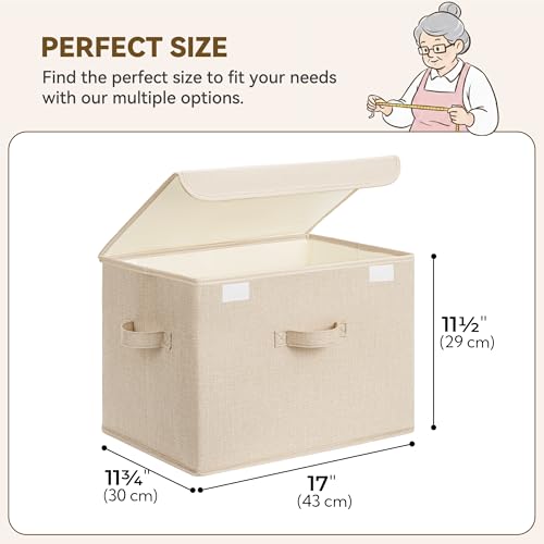 Memory Keepsake Storage Box (Khaki / Extra Large-2 Pack)