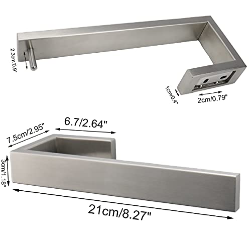 Hand Towel Holder (Brushed / 9 In-Rectangular)