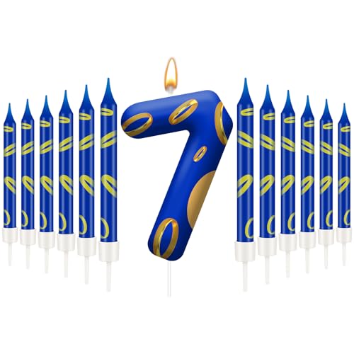 13PCS Birthday Cake Candles Set (13 Count)