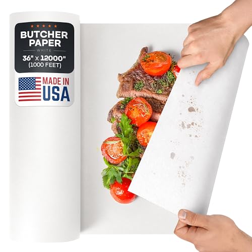 White Butcher Paper 36" x 12000" (3000 Sq Ft)