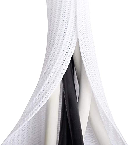 6.6ft 1 inch White Cable Sleeve (6.6 Foot)