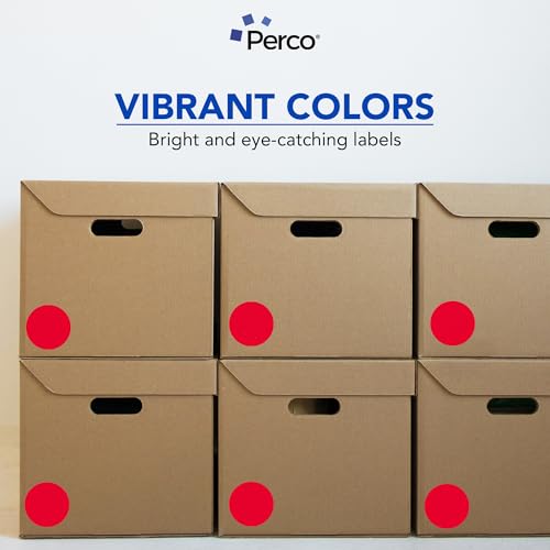 Red Round Circle Dot Sticker 3 (Red / 3 Inch)