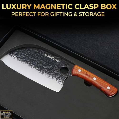 Serbian Chef Knife Vegetable Chopper Meat Cutting Kitchen Knife Food Prep