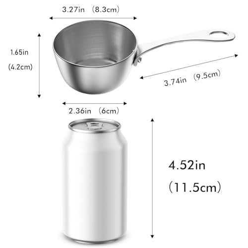 Mini Sauce Pan (0.14 QT / Silver)