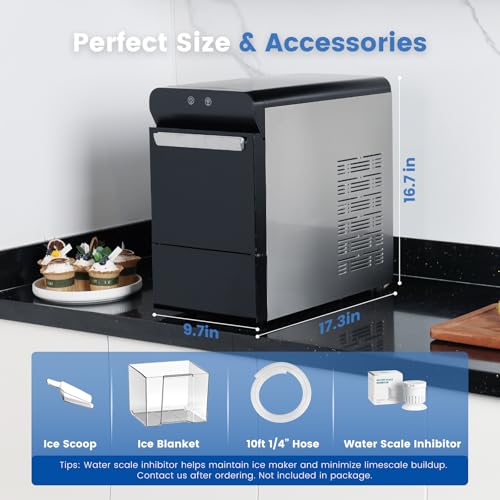 V2.0 Nugget Ice Maker for Home Kitchen Office
