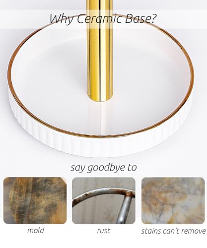 Paper Towel Holder Countertop (Luxury Gold)