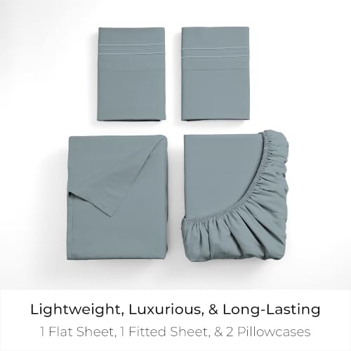 Iconic 4 Piece (1583 Spa Blue / King - EXTRA DEEP pocket)