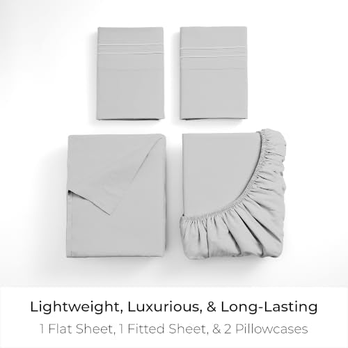 Iconic 4 Piece (1364 Light Gray / King)