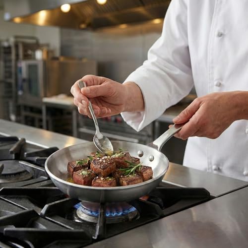 Round Silver Stainless Steel Mini Frying Pan (Stainless Steel / Frying Pan)