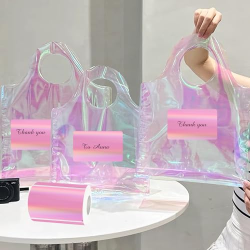 3x2 Inch Holographic Thermal Labels (Holographic Pale Pink / 2*3 inch)