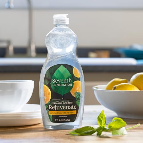 Hand Dish Liquid Yuzu Basil Rejuvenating 19 fl oz (19 Fl Oz (Pack of 1))