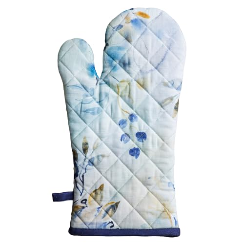 Maison d'Hermine Oven Gloves 100% Cotton Oven Mitt (046 - Lazy Summer Days / 7.5" x 13" (Oven Mitt))