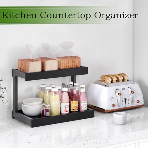Counter Shelf Organizer (Black / Medium)