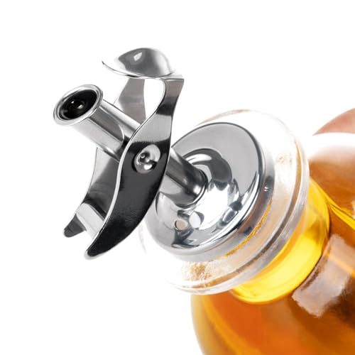 Automatic Liquor Pour Spouts (Silver / 6PCS)