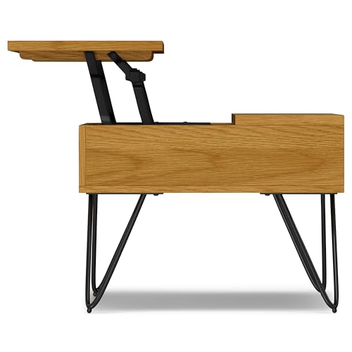 Hunter 48" Wide Rectangle Lift Top Coffee Table in Oak Veneer (Lift Top Coffee Table / 48 inch / Oak Veneer)