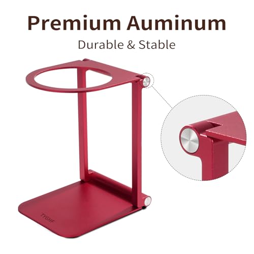 Pour Over Coffee Maker Stand (Red / Round)