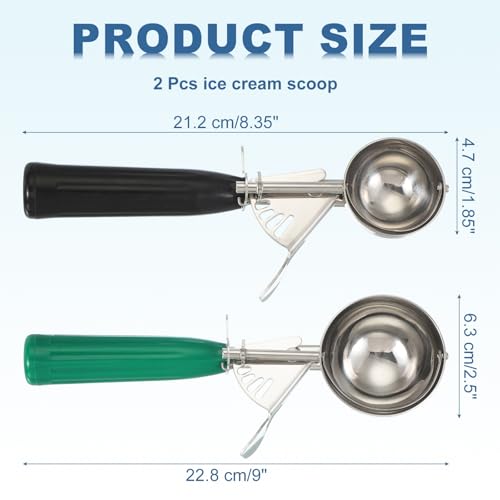2 Pcs Cookie Scoops Ice Cream Scoop w
