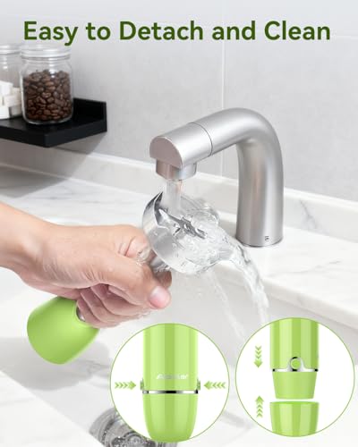 Immersion Blender Handheld 5 in 1 Hand Blender (Olive Green)