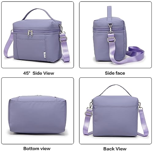 NOL 8L Insulated Lunch Bags for Women Cooler Bag Lightweight Nylon Waterproof Lunch Box For Work