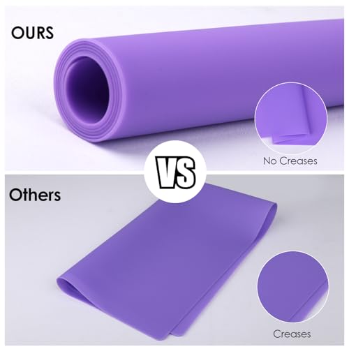 Extra Large Silicone Mats For Kitchen Counter (06-purple / 27.6"L x 16"W)