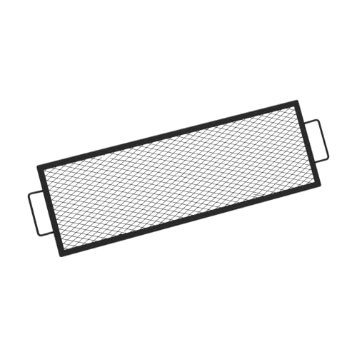 Heavy Duty Rectangular Fire Pit Grill Grate with X (44-INCH)