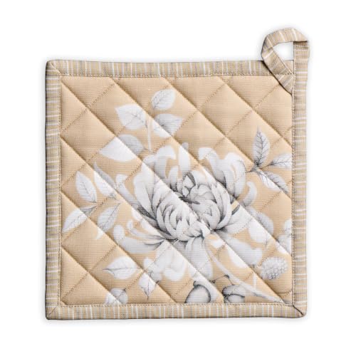 Pot Holders 100% Cotton Potholders (040 - Pretty Autumn / 8" x 8" (Pot Holder Pack of 1))