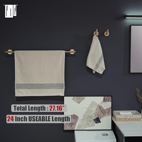 Champagne Bronze Towel Bar (Champagne Bronze / 27 Inch)