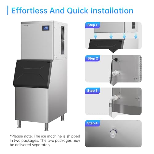 Commercial Ice Maker Machine (550lbs/24h)