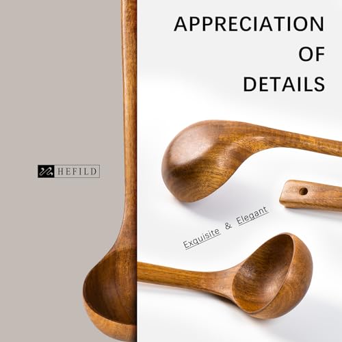 Wooden Soup Ladle for Cooking