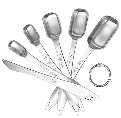 Narrow Square Measuring Spoons (6.6in)
