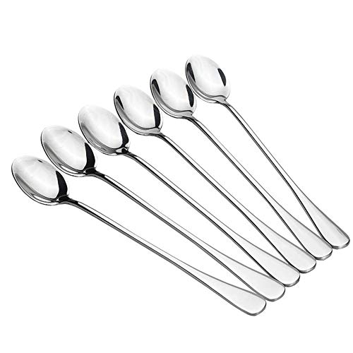 20 Piece Long Handle Iced Tea Spoon (20 Pieces Silver)