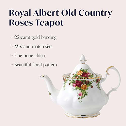 Old Country Roses Teapot Large (TEAPOT LARGE 42 OZ)