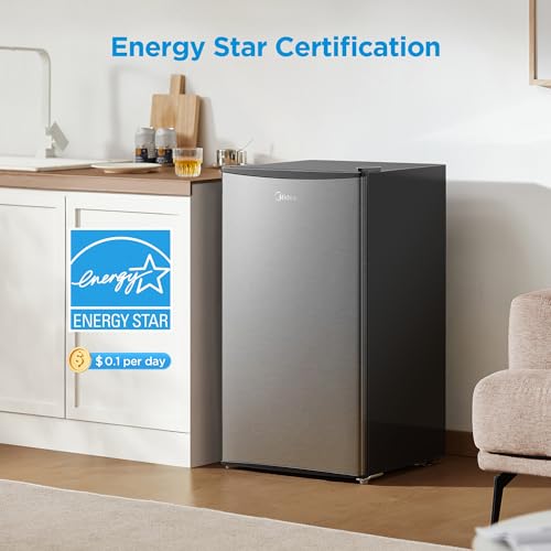 3.3 Cu.ft Mini Fridge (Silver / 3.3 Cubic Feet)