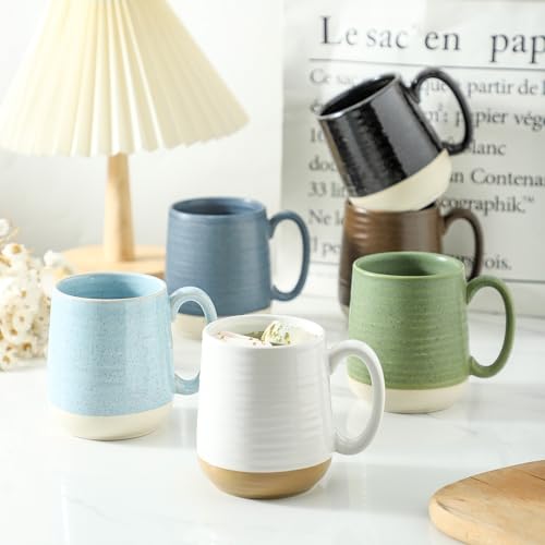 Coffee Mugs Set of 6 (White / Set of 6)