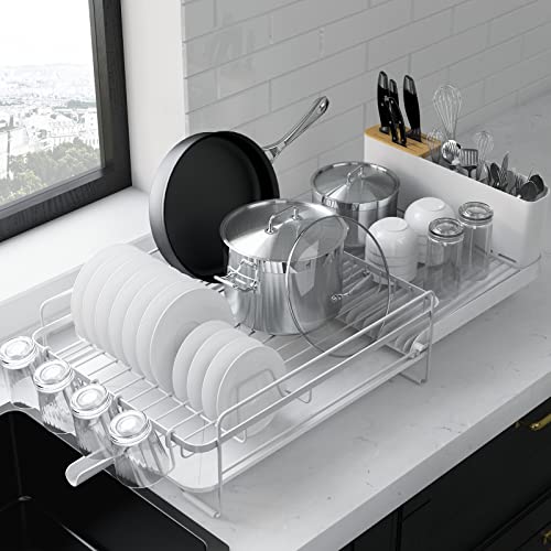 Extendable Dish Drying Rack (Standard / White)