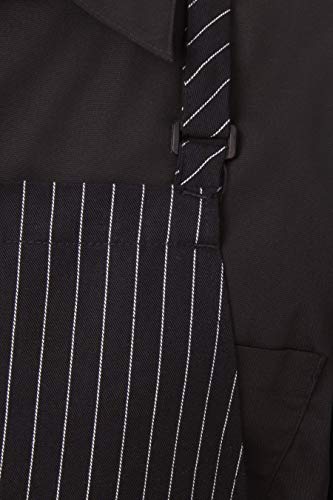 Unisex Chef Apron (Pinstripe, 2 Pack)