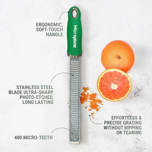 Premium Classic Zester Grater in Fresh Basil Green (Fresh Basil Green)